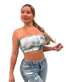 Blusa Flower Denim