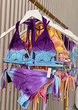 Bikini Macramé Flor Degrade #671